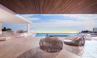 Moderne, hedendaagse, mediterrane stijl villa met zeezicht in Gated community te koop in Benahavis - Marbella 2726 