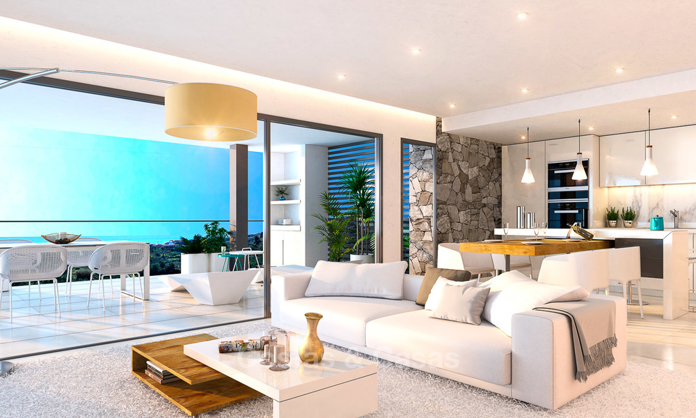 Nieuwe moderne appartementen te koop op de New Golden Mile, tussen Marbella en Estepona 3398