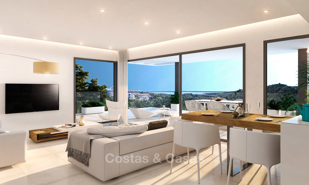 Nieuwe moderne appartementen te koop op de New Golden Mile, tussen Marbella en Estepona 3399