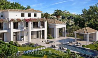 Project met ruim perceel en spectaculaire nieuwbouw villa te koop, in een exclusief golfresort, eerstelijns golf in Benahavis - Marbella 50219 