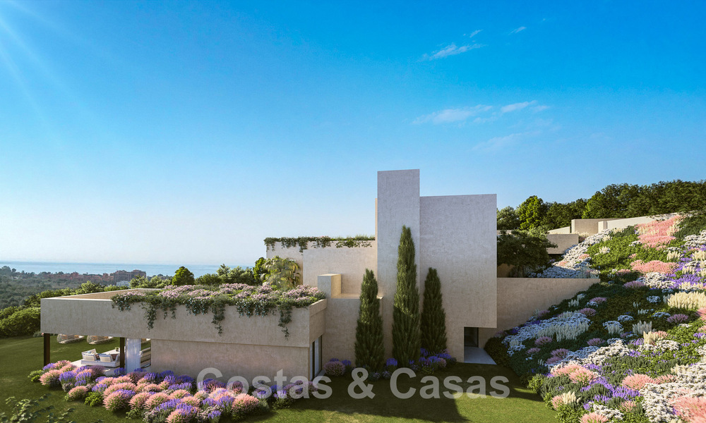 Project met ruim perceel en spectaculaire nieuwbouw villa te koop, in een exclusief golfresort, eerstelijns golf in Benahavis - Marbella 50224