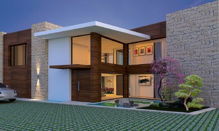 Luxe nieuwbouw villa te koop, in een exclusief golf resort, eerstelijn golf in Benahavis, Marbella 3475 