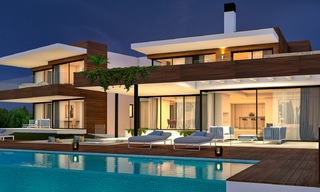 Luxe nieuwbouw villa te koop, in een exclusief golf resort, eerstelijn golf in Benahavis, Marbella 3477 