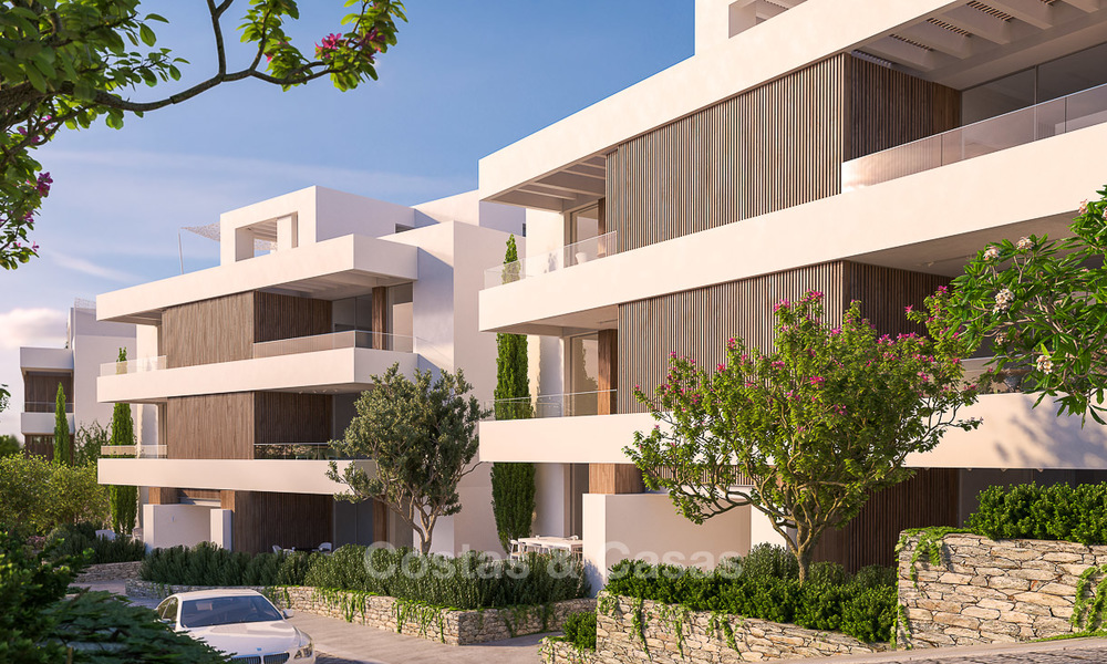 Nieuwe luxe en eco-vriendelijke appartementen te koop met zeezicht in een innovatief boetiek project in Benahavis - Marbella 3555