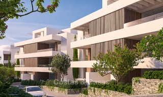 Nieuwe luxe en eco-vriendelijke appartementen te koop met zeezicht in een innovatief boetiek project in Benahavis - Marbella 3555 