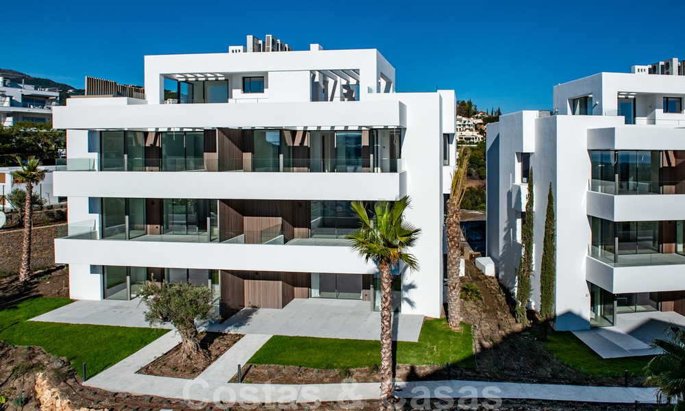 Nieuwe luxe en eco-vriendelijke appartementen te koop met zeezicht in een innovatief boetiek project in Benahavis - Marbella 37555