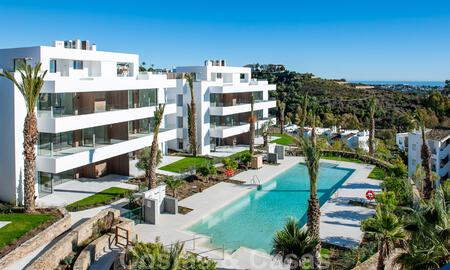 Nieuwe luxe en eco-vriendelijke appartementen te koop met zeezicht in een innovatief boetiek project in Benahavis - Marbella 37556