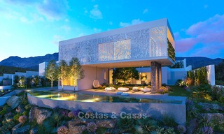 Twee nieuwe, luxueuze en moderne eigentijdse villa’s te koop in een boetiek project, Casares - Estepona 3561 