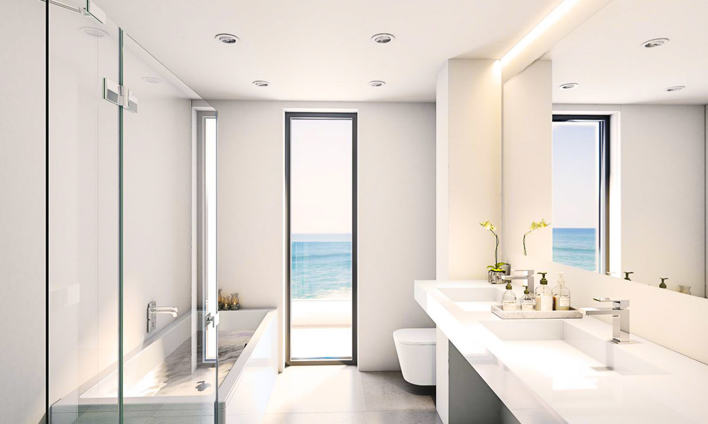 Nieuwe moderne eerstelijns strand appartementen te koop in Torremolinos, Costa del Sol. Opgeleverd. Laatste units. 3720