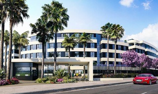 Nieuwe moderne eerstelijns strand appartementen te koop in Torremolinos, Costa del Sol. Opgeleverd. Laatste unit. 3724 