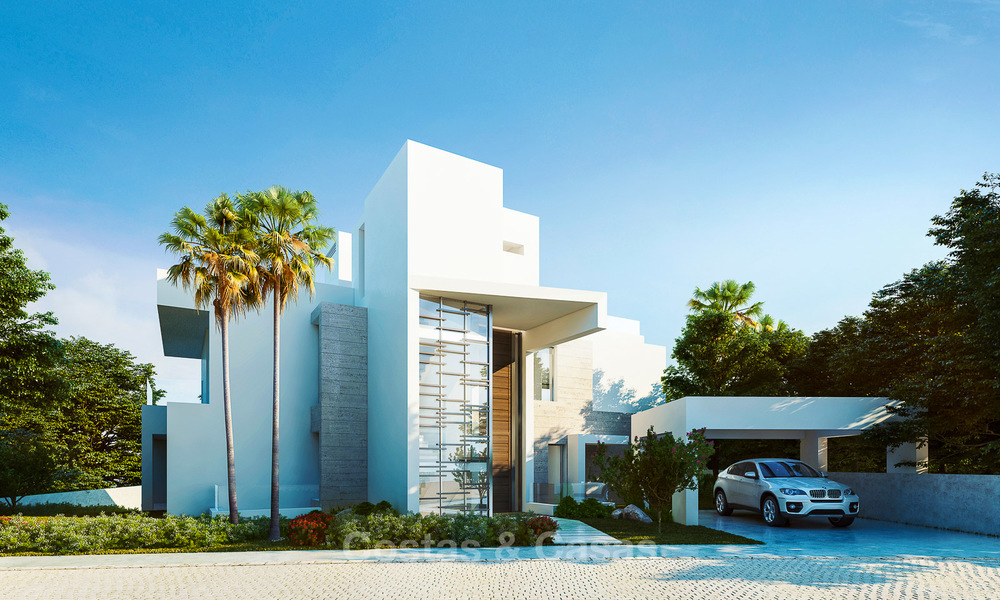 Luxe, modern-eigentijdse villa te koop met spectaculair zeezicht, Estepona, Costa del Sol 3999