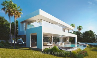 Luxe, modern-eigentijdse villa te koop met spectaculair zeezicht, Estepona, Costa del Sol 4000 