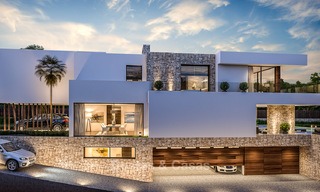 Majestueuze en luxueuze moderne villa te koop in een exclusieve strand urbanisatie, Guadalmina Baja, Marbella. 4122 