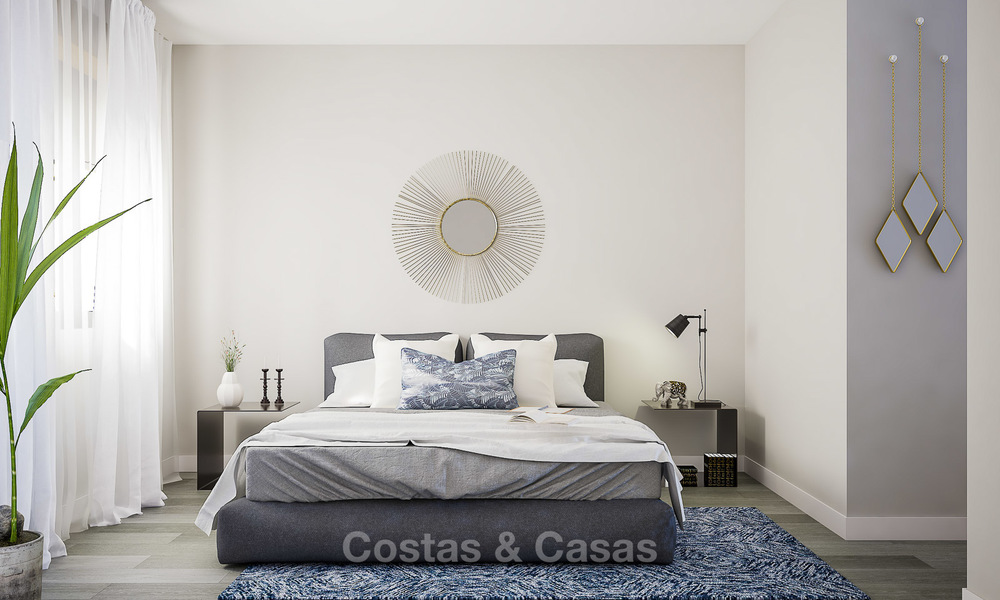 Moderne nieuwbouw appartementen te koop in een nieuw eigentijds bouwproject in Mijas, Costa del Sol 4210