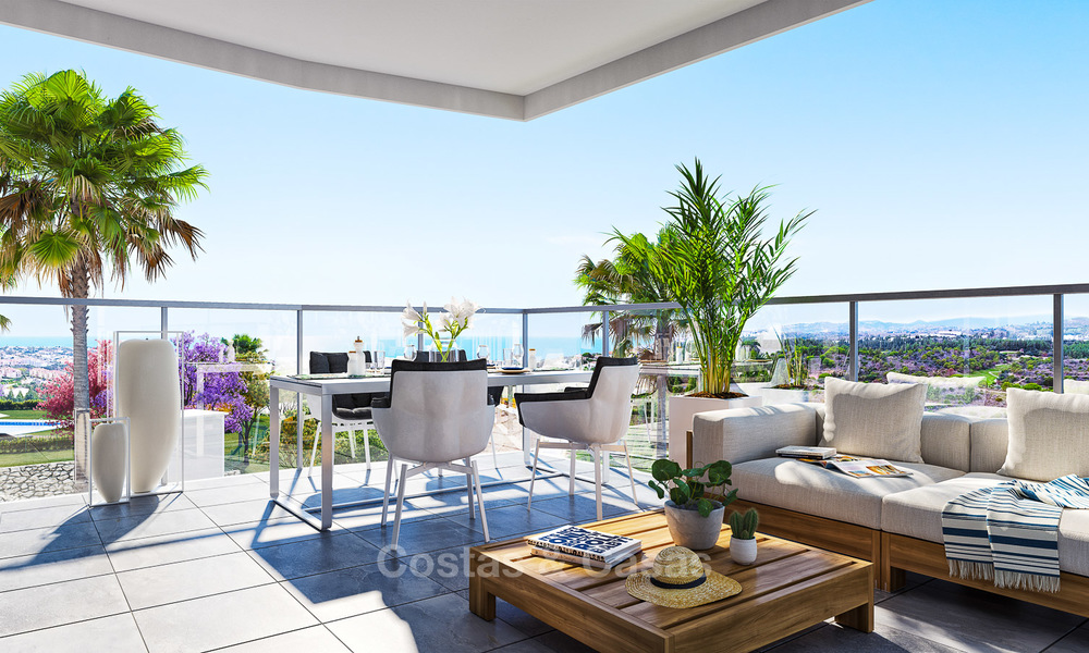 Moderne nieuwbouw appartementen te koop in een nieuw eigentijds bouwproject in Mijas, Costa del Sol 4213