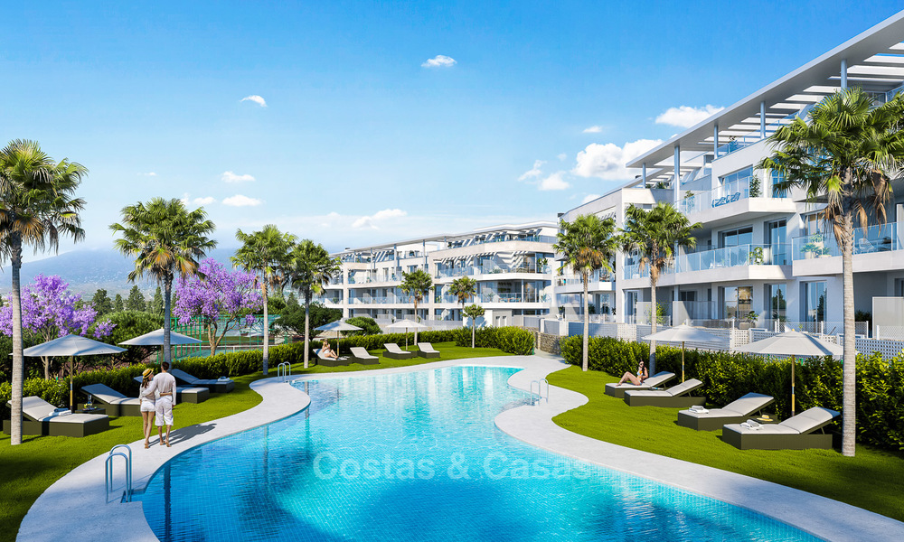Moderne nieuwbouw appartementen te koop in een nieuw eigentijds bouwproject in Mijas, Costa del Sol 4216