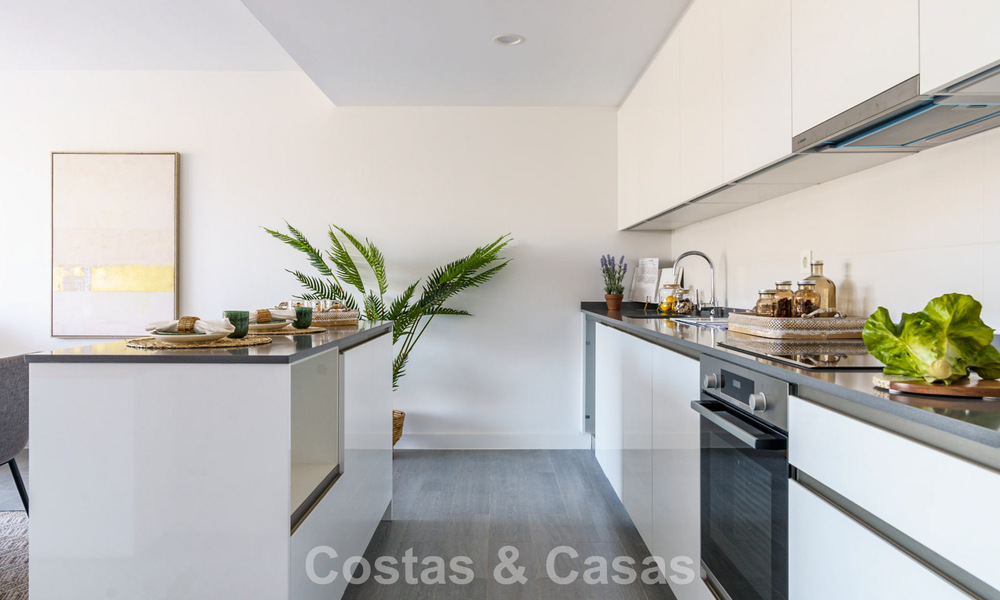 Moderne nieuwbouw appartementen te koop in een nieuw eigentijds bouwproject in Mijas, Costa del Sol 780181