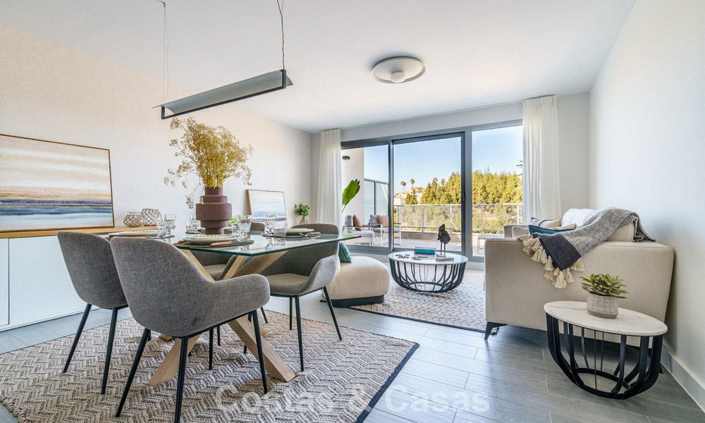 Moderne nieuwbouw appartementen te koop in een nieuw eigentijds bouwproject in Mijas, Costa del Sol 780185