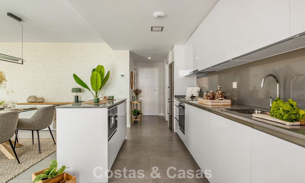 Moderne nieuwbouw appartementen te koop in een nieuw eigentijds bouwproject in Mijas, Costa del Sol 780190