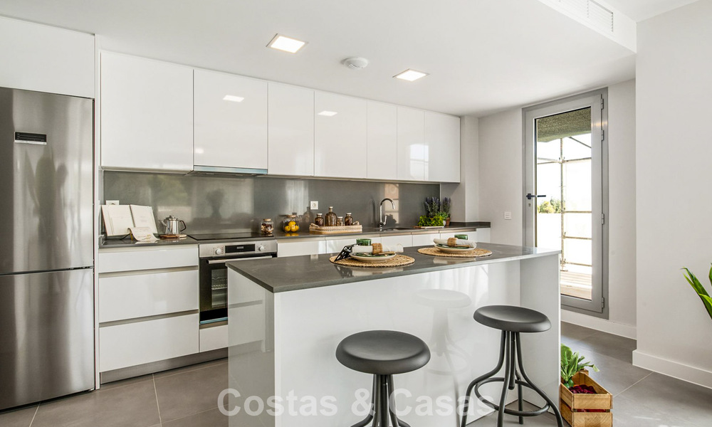 Moderne nieuwbouw appartementen te koop in een nieuw eigentijds bouwproject in Mijas, Costa del Sol 780191