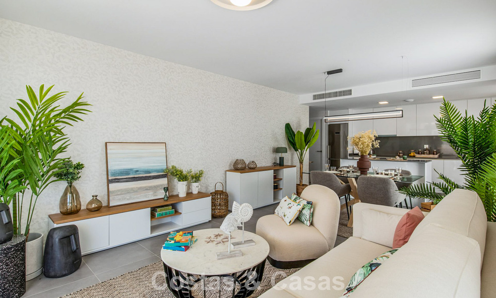 Moderne nieuwbouw appartementen te koop in een nieuw eigentijds bouwproject in Mijas, Costa del Sol 780194