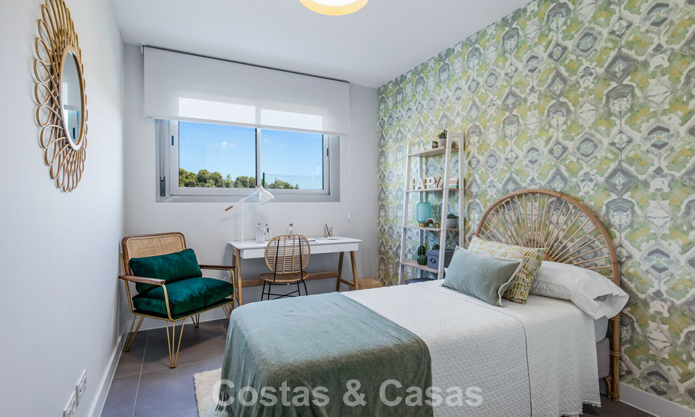 Moderne nieuwbouw appartementen te koop in een nieuw eigentijds bouwproject in Mijas, Costa del Sol 780196
