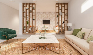 Moderne nieuwbouw appartementen te koop in een nieuw eigentijds bouwproject in Mijas, Costa del Sol 780206 