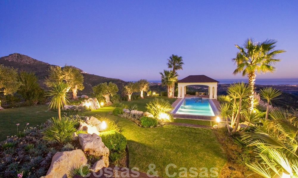 Exclusieve villa te koop, met zeezicht, in een gated resort in Marbella - Benahavis 22376