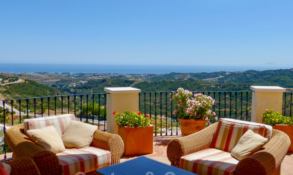 Exclusieve villa te koop, met zeezicht, in een gated resort in Marbella - Benahavis 22381