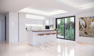 7 nieuwe modern-eigentijdse villa's te koop in een exclusieve urbanisatie, aan de Golden Mile, Marbella 4850 