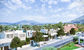 7 nieuwe modern-eigentijdse villa's te koop in een exclusieve urbanisatie, aan de Golden Mile, Marbella 4858 