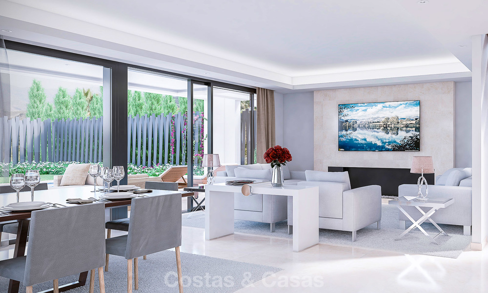 7 nieuwe modern-eigentijdse villa's te koop in een exclusieve urbanisatie, aan de Golden Mile, Marbella 4860
