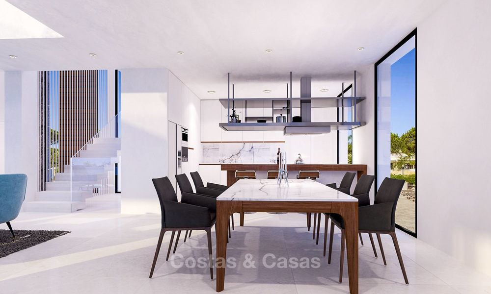 Laatste villa! Prachtige, moderne luxe villa's met zeezicht, te koop in een nieuw complex tussen Marbella en Estepona 4339