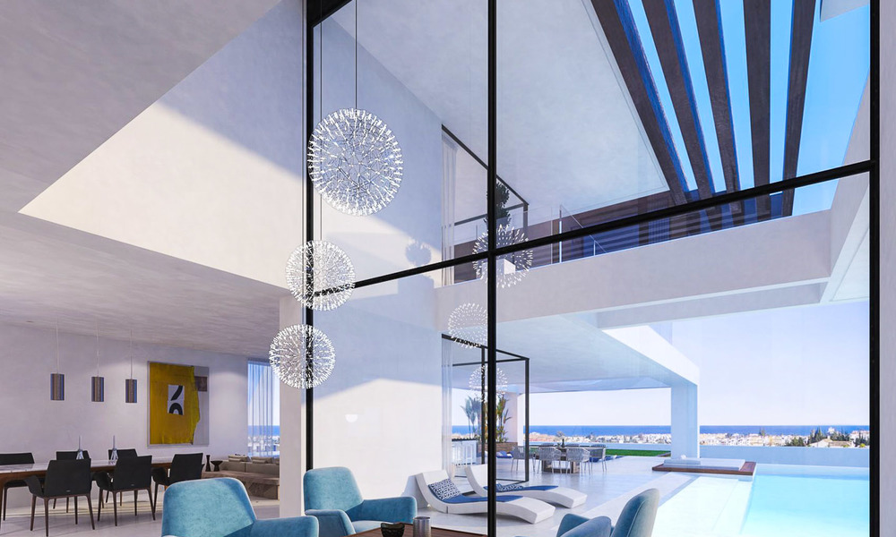 Laatste villa! Prachtige, moderne luxe villa's met zeezicht, te koop in een nieuw complex tussen Marbella en Estepona 4341