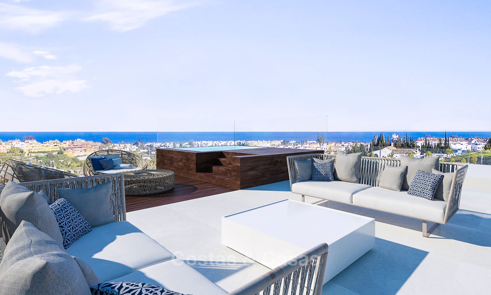 Laatste villa! Prachtige, moderne luxe villa's met zeezicht, te koop in een nieuw complex tussen Marbella en Estepona 4344
