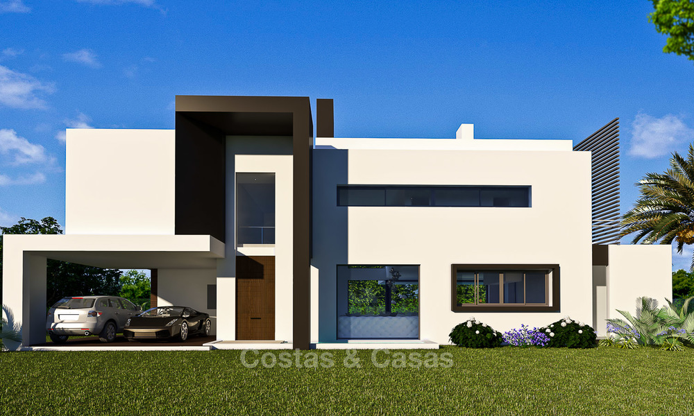 Exclusieve moderne villa's met zeezicht te koop aan de New Golden Mile, tussen Marbella en Estepona 4442