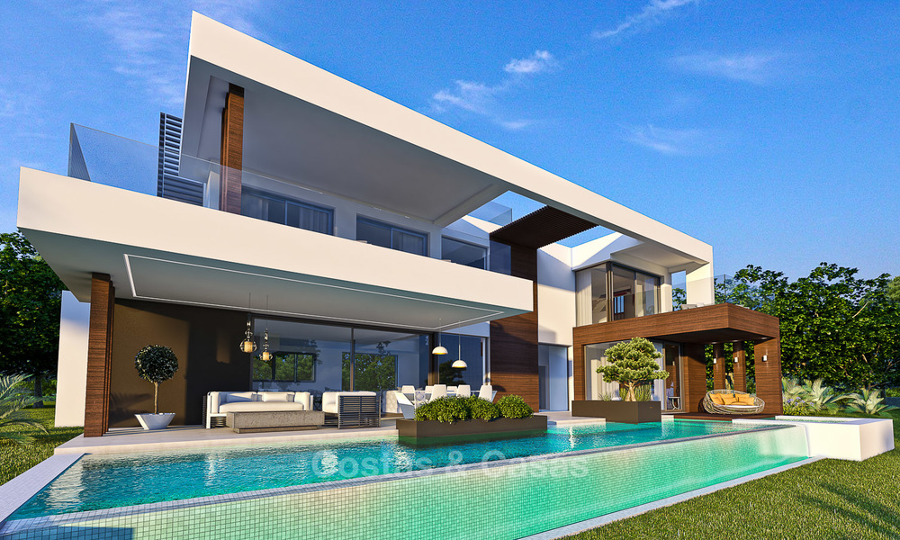 Exclusieve moderne villa's met zeezicht te koop aan de New Golden Mile, tussen Marbella en Estepona 4443