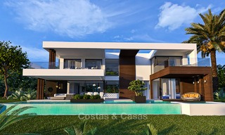 Exclusieve moderne villa's met zeezicht te koop aan de New Golden Mile, tussen Marbella en Estepona 4446 