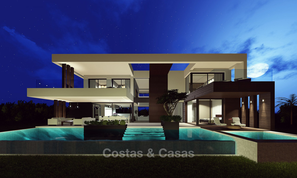 Exclusieve moderne villa's met zeezicht te koop aan de New Golden Mile, tussen Marbella en Estepona 4454
