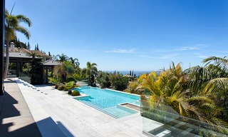 Zeer exclusieve en majestueuze moderne design villa met een prachtig uitzicht op zee te koop, Golden Mile, Marbella 4524 