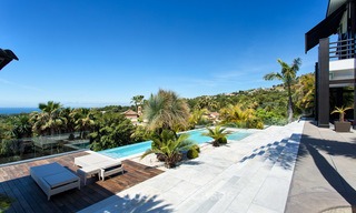 Zeer exclusieve en majestueuze moderne design villa met een prachtig uitzicht op zee te koop, Golden Mile, Marbella 4526 