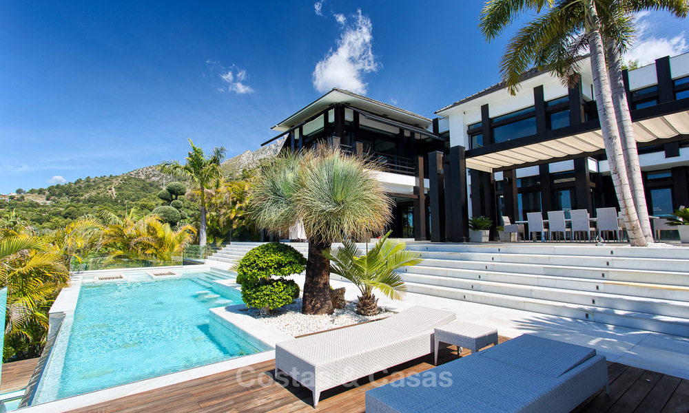 Zeer exclusieve en majestueuze moderne design villa met een prachtig uitzicht op zee te koop, Golden Mile, Marbella 4529
