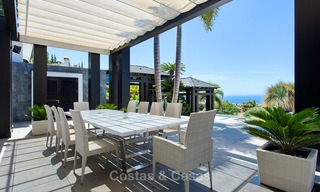 Zeer exclusieve en majestueuze moderne design villa met een prachtig uitzicht op zee te koop, Golden Mile, Marbella 4555 