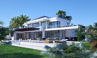 Luxueuze moderne villa te koop, eerstelijn golf in Benahavis, Marbella 4677 