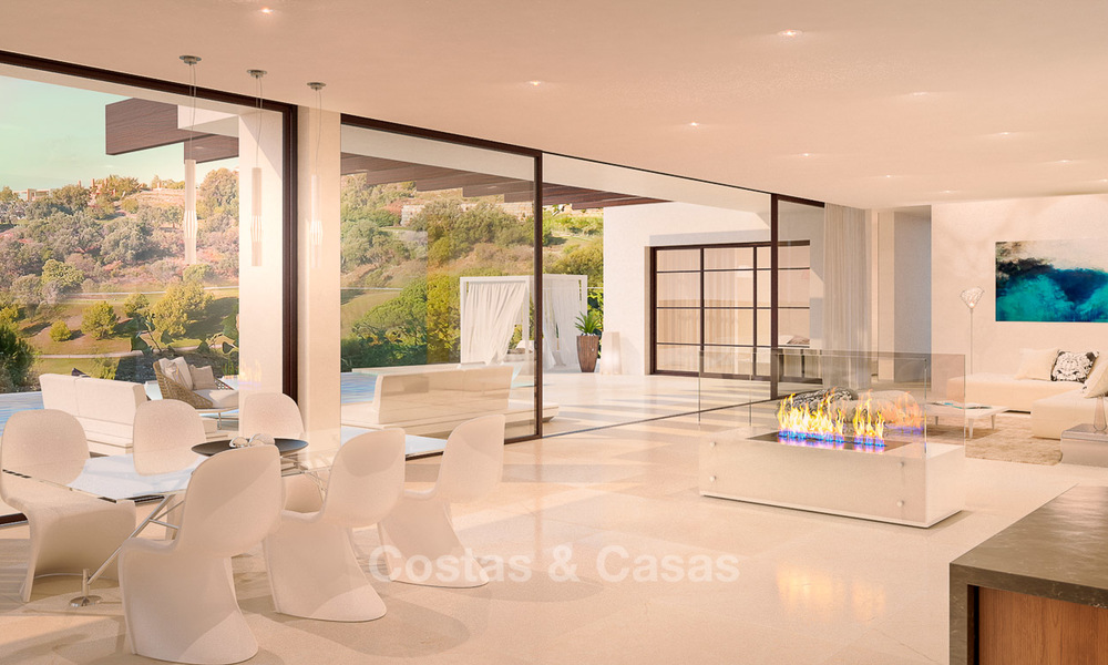 Luxueuze moderne villa te koop, eerstelijn golf in Benahavis, Marbella 4682