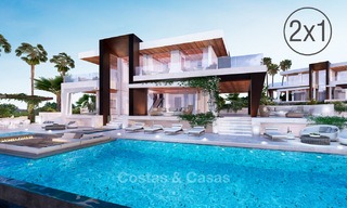 Twee nieuwbouw luxueuze, modern-eigentijdse villa’s te koop voor de prijs van één, Nueva Andalucia, Marbella 4726 