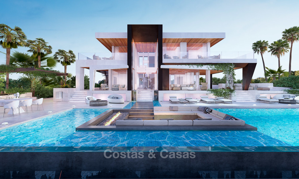 Twee nieuwbouw luxueuze, modern-eigentijdse villa’s te koop voor de prijs van één, Nueva Andalucia, Marbella 4730
