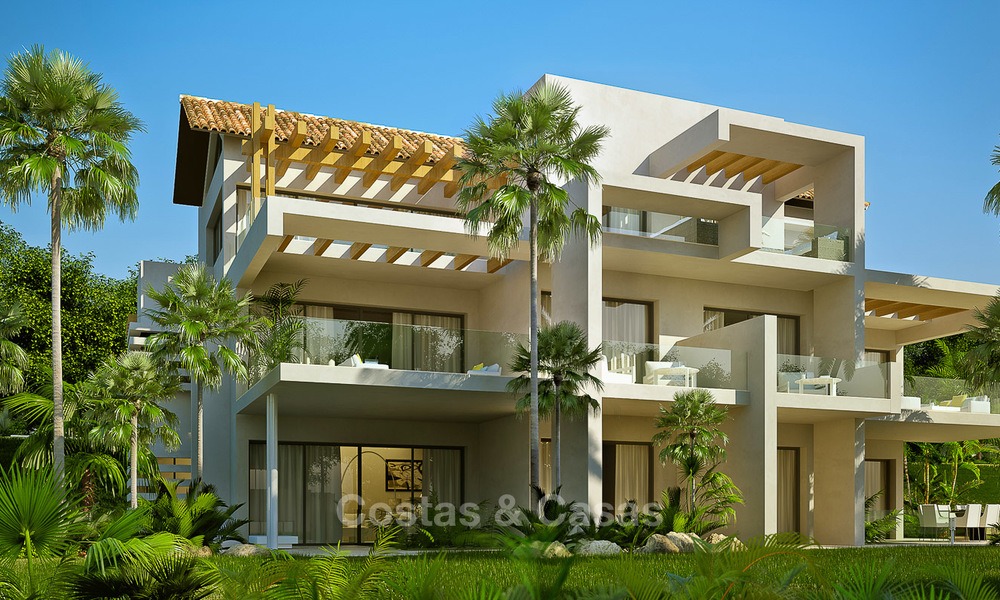 Moderne luxe appartementen te koop in een nieuwbouwproject met spectaculair zeezicht in Benahavis, Marbella 4846