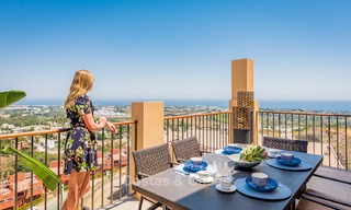Nieuwe luxe appartementen in Andalusische stijl te koop, prachtig uitzicht op zee, Benahavis - Marbella 5068 