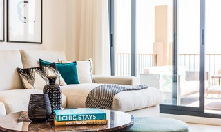 Nieuwe luxe appartementen in Andalusische stijl te koop, prachtig uitzicht op zee, Benahavis - Marbella 5071 